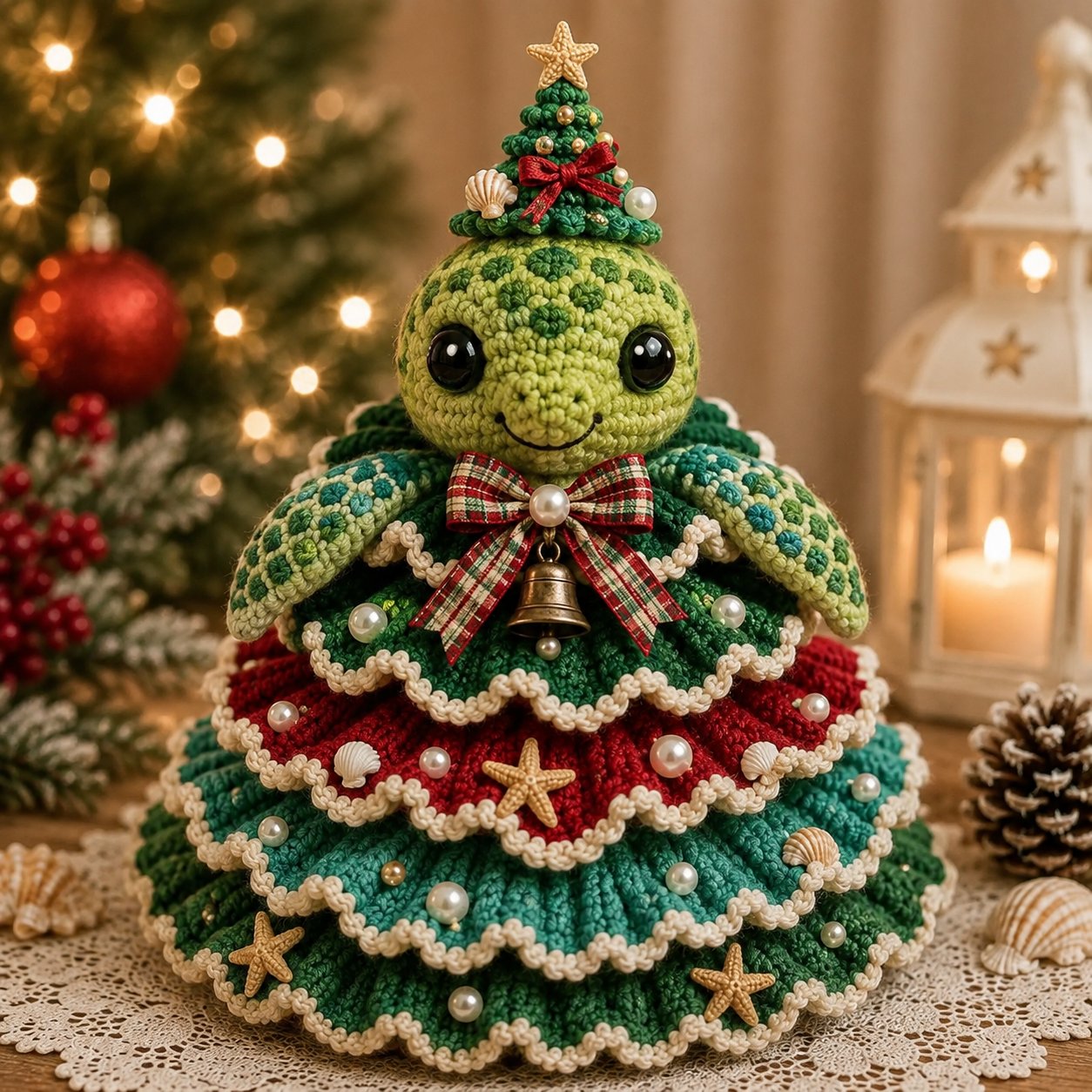 ⏳ Last Day 49% OFF – 🌊 Beginner-Friendly DIY Layered Ocean Christmas Yarn Art Kit Collection | Complete Kit with All Tools & Step-by-Step Guide Included 💕