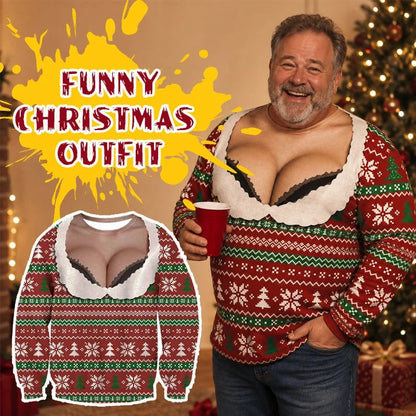😂 Playful Holiday Clothing – Conversation Starter for Xmas Parties