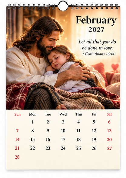 ✝️2027 Seasons of Faith Wall Calendar