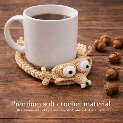 🧶Adorable Animal Knitted Coaster