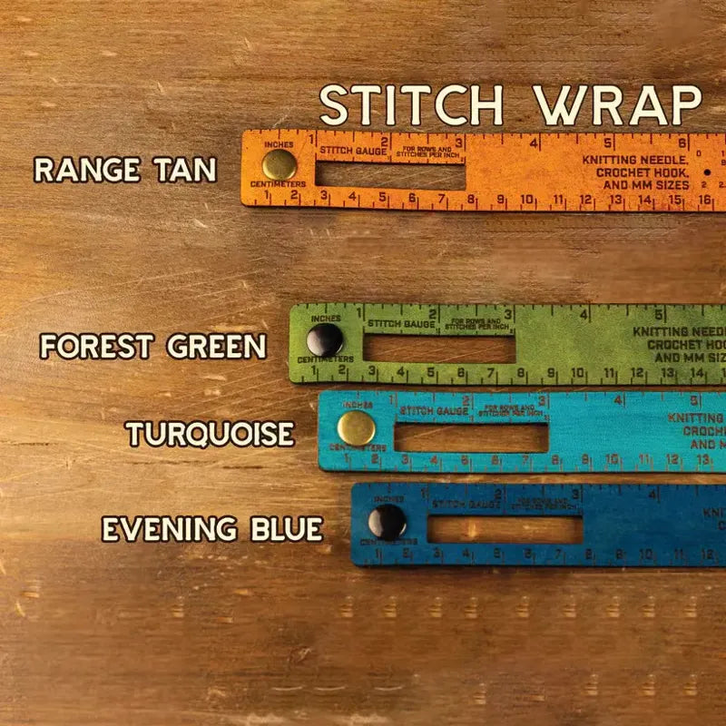 🧶The Crafters' Multi-Wrap | 7-in-1 Leather Measuring Tool
