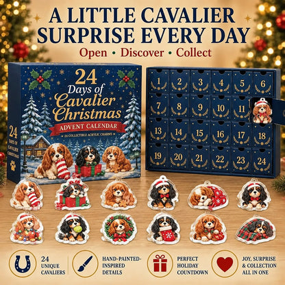 🐶 24 Days of Cavalier Christmas Advent Calendar 2026 – 24 Collectible Cavalier Surprises