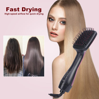 2 in 1 Comfort Comb Design Multifunctional Hair Dryer, Fast Drying Hair Styling Tool, Hairdressing Comb Hot Air Brush, Makeup Products, Hair Straightener Comb