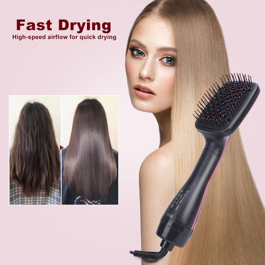 2 in 1 Comfort Comb Design Multifunctional Hair Dryer, Fast Drying Hair Styling Tool, Hairdressing Comb Hot Air Brush, Makeup Products, Hair Straightener Comb
