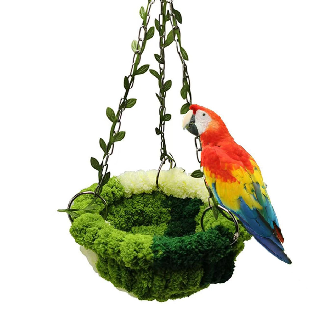 🌲Cozy Jungle Hammock Nest for Birds