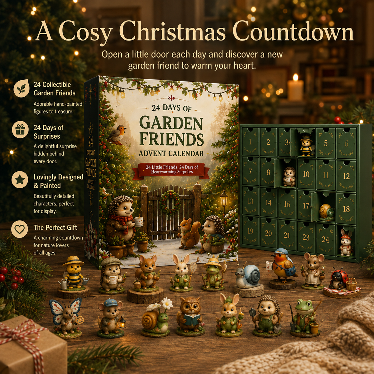 24 Days of Garden Friends Advent Calendar
