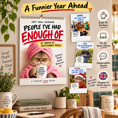 😾 People I've Had Enough Of – 2027 Wall Calendar