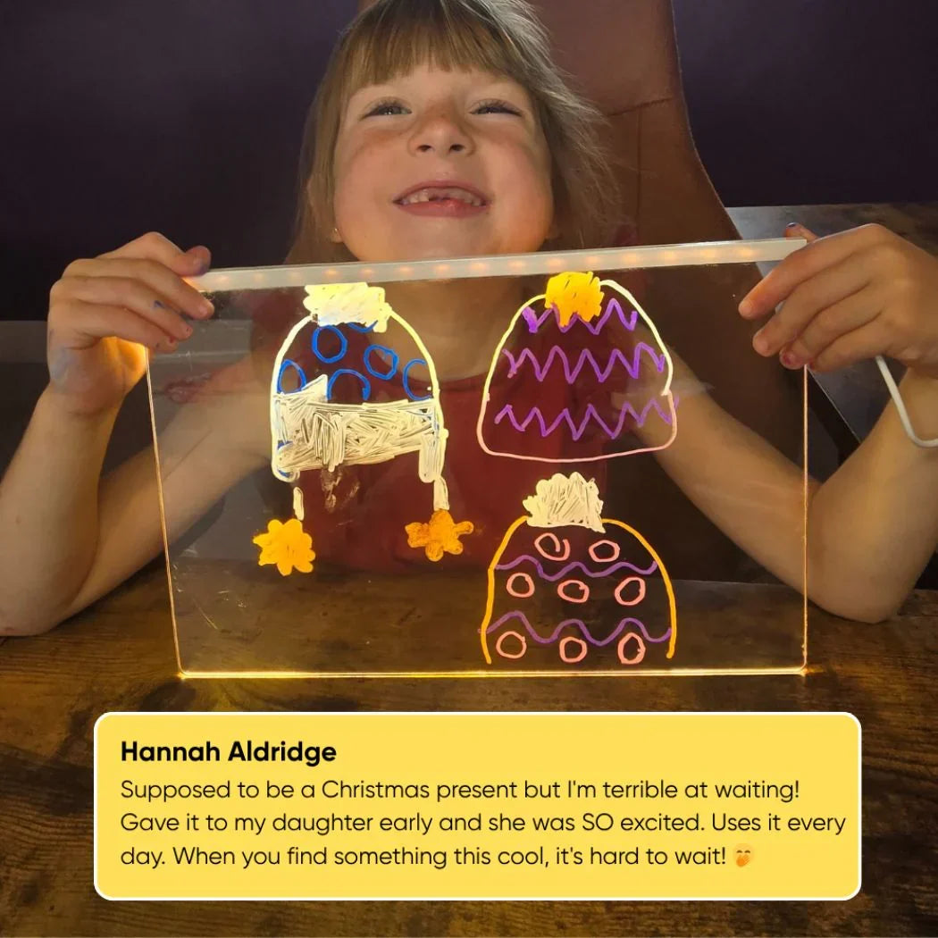 ✨LAST WEEK SPECIAL PRICE: ￡19.99!!⏳🎨Luminous Led Drawing Board For Children