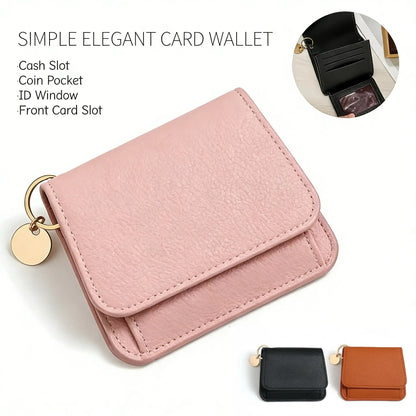 🌹RFID Short Wallets for Women – Fashionable Card Holder with Key Ring & Coin Purse