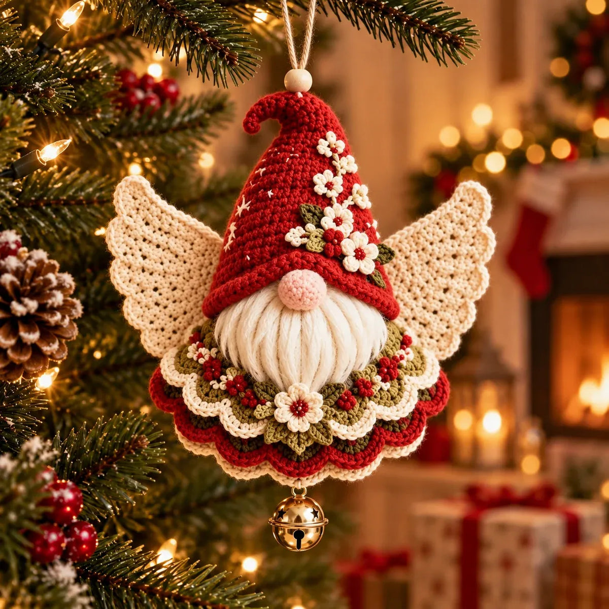 🎄 DIY Crochet Christmas Angel Ornament Kit – Make, Hang & Treasure✨