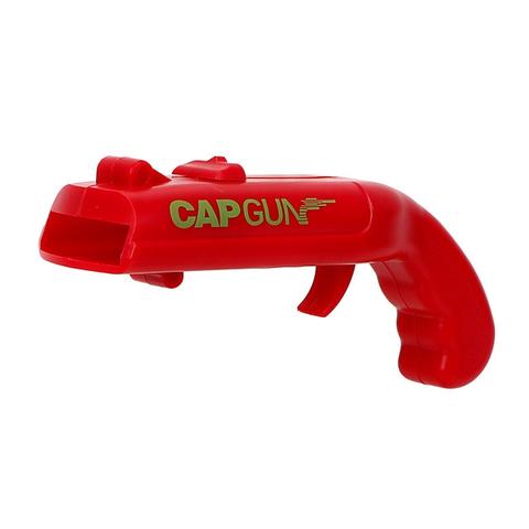 Pistol Shaped Bottle Opener & Cap Launcher