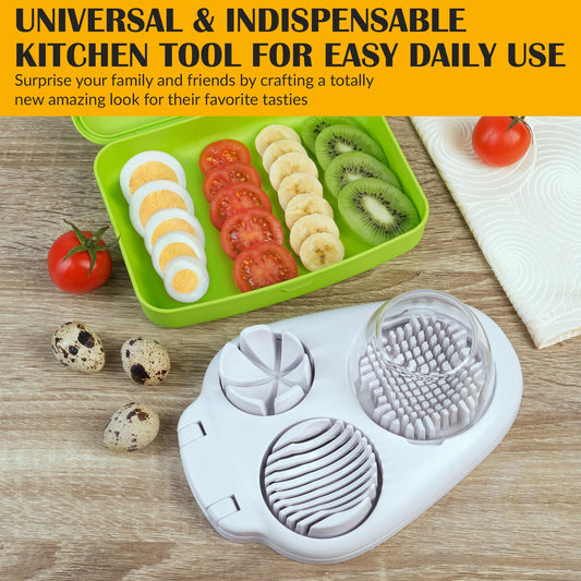 3-in-1 Egg Slicer & Dicer – Multi-Function Kitchen Tool