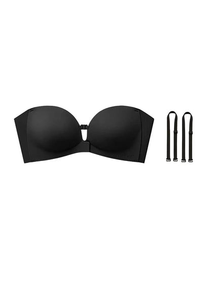 Women's Strapless Front Closure Push-Up Bra