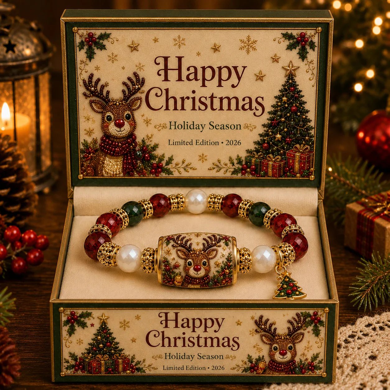 🏆Hot Sale 50% OFF🎄Christmas Magic Collection Pearl Bracelet — 2026 Limited Meaningful Edition