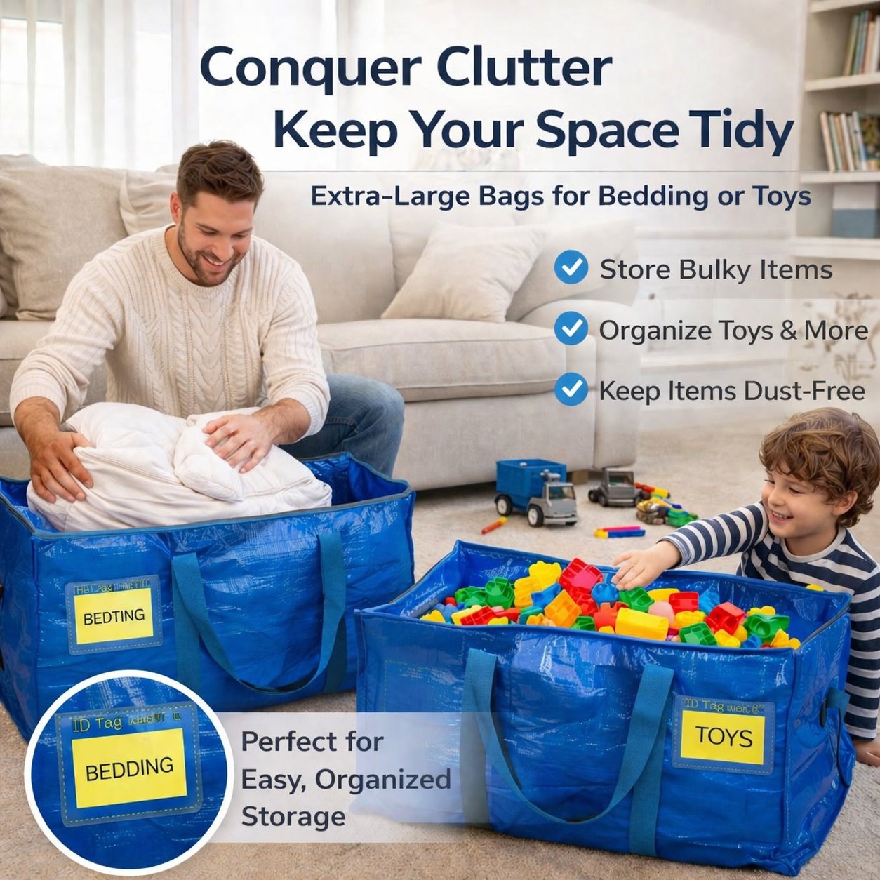 🧳 Extra Large Moving & Storage Bag 🔥