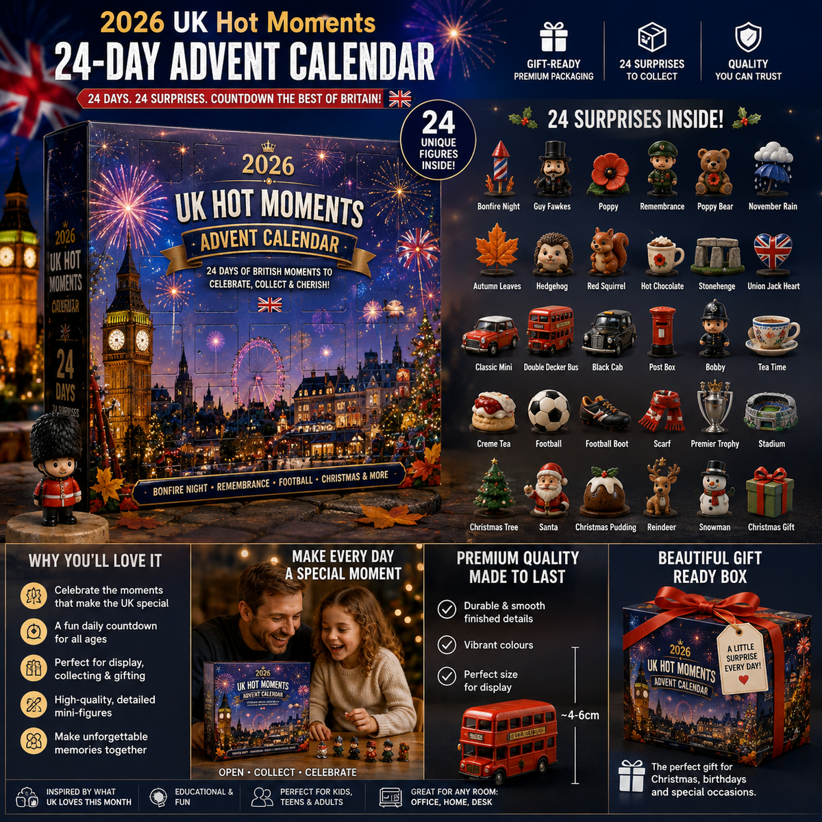 2026 UK Hot Moments Advent Calendar – 24 Days of British-Inspired Surprises