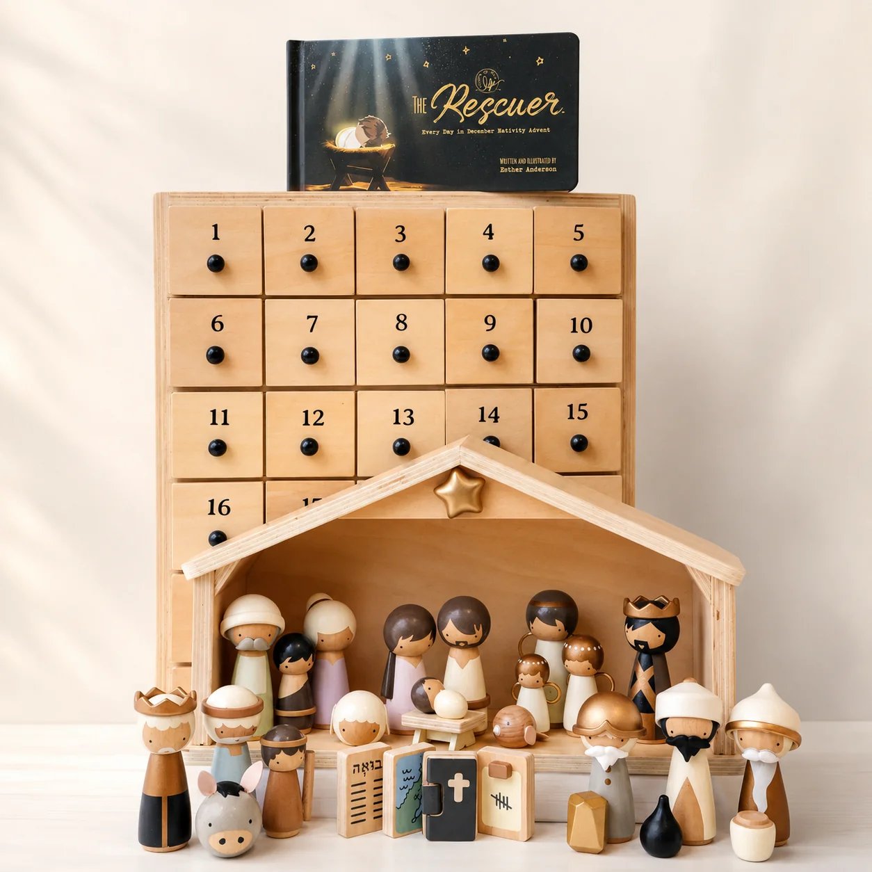 Nativity Advent Calendar 2026 – 24-Day Christmas Countdown with Nativity Figures