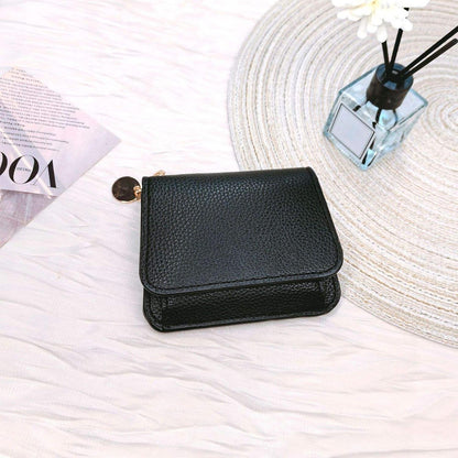 🌹RFID Short Wallets for Women – Fashionable Card Holder with Key Ring & Coin Purse