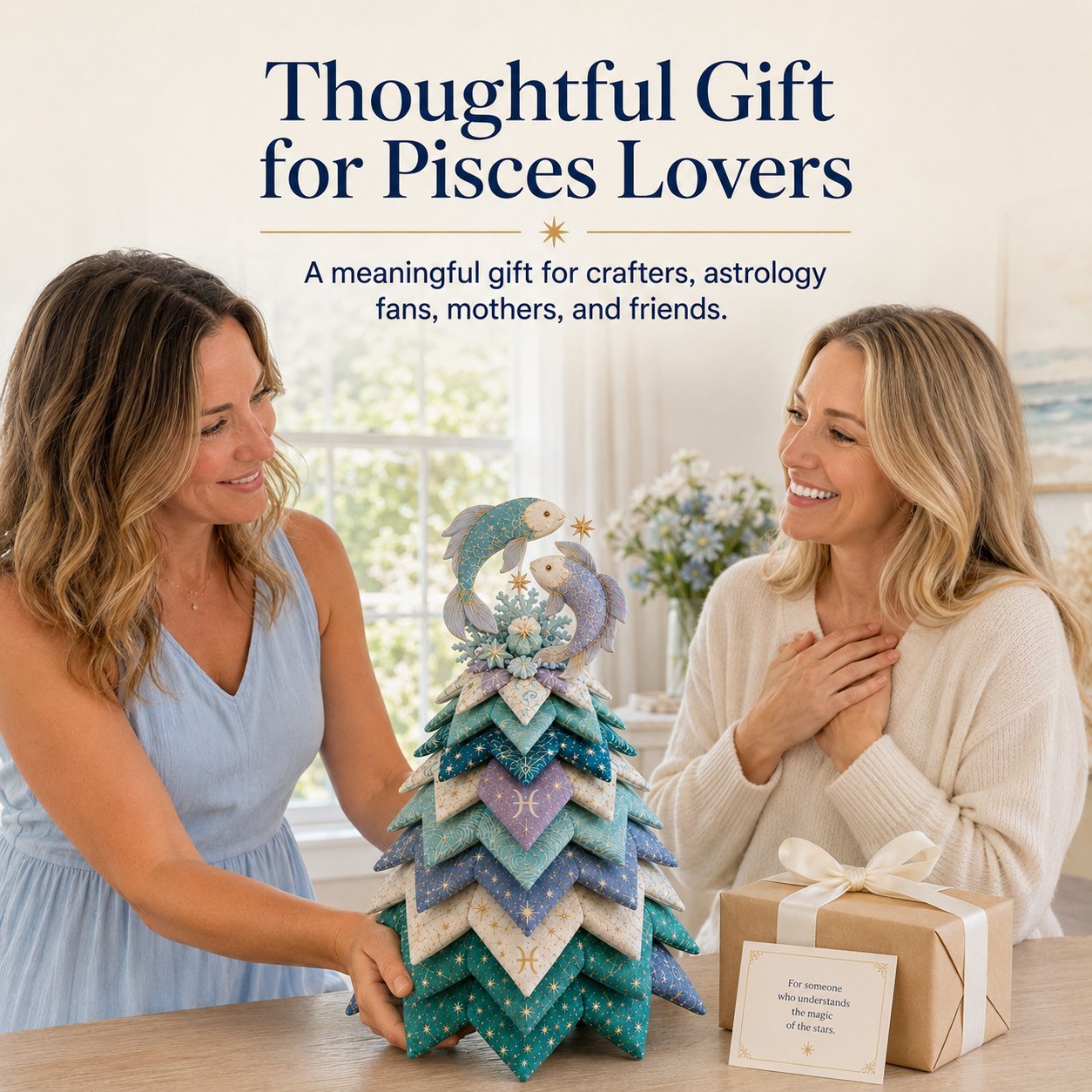 ⏳ Last Day 49% OFF – ♓ Beginner-Friendly DIY Layered Pisces Zodiac Quilted Tree Kit | Complete Kit with All Tools & Step-by-Step Guide Included 💕