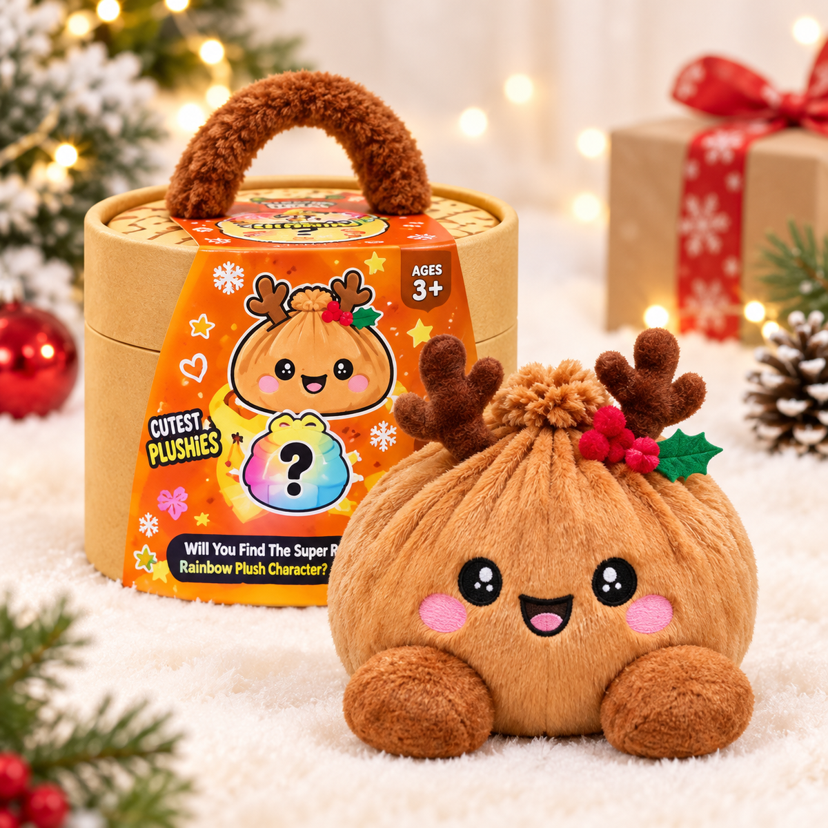 🎄 Christmas Bao Plush Collection – 10 Festive Characters | Choose Your Favorite