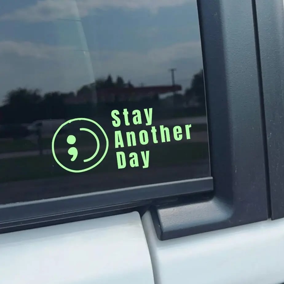 🎗️Share Pack❤️ SAD Mental Health Awareness Car Decal(5pcs)
