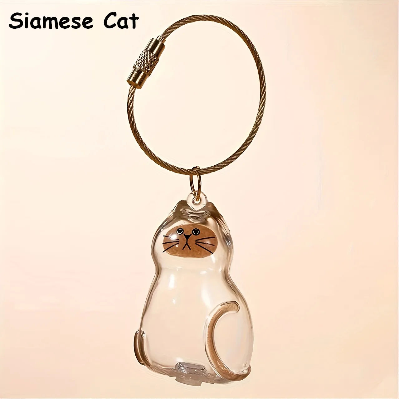 🐾Pet Hair Memorial Capsule Keychain