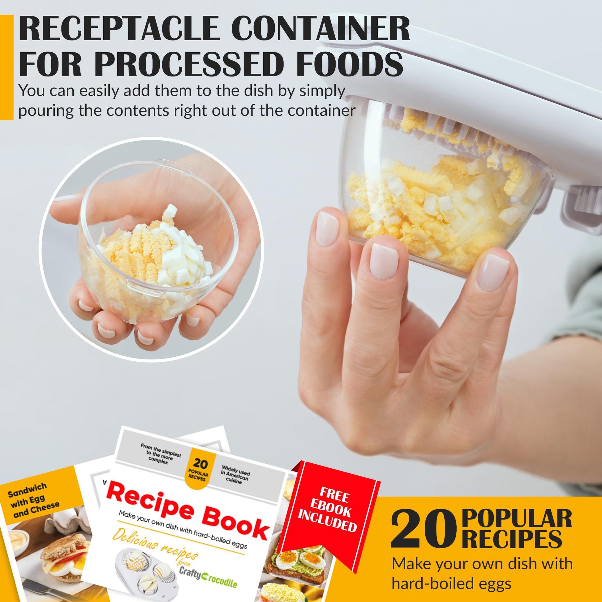 3-in-1 Egg Slicer & Dicer – Multi-Function Kitchen Tool