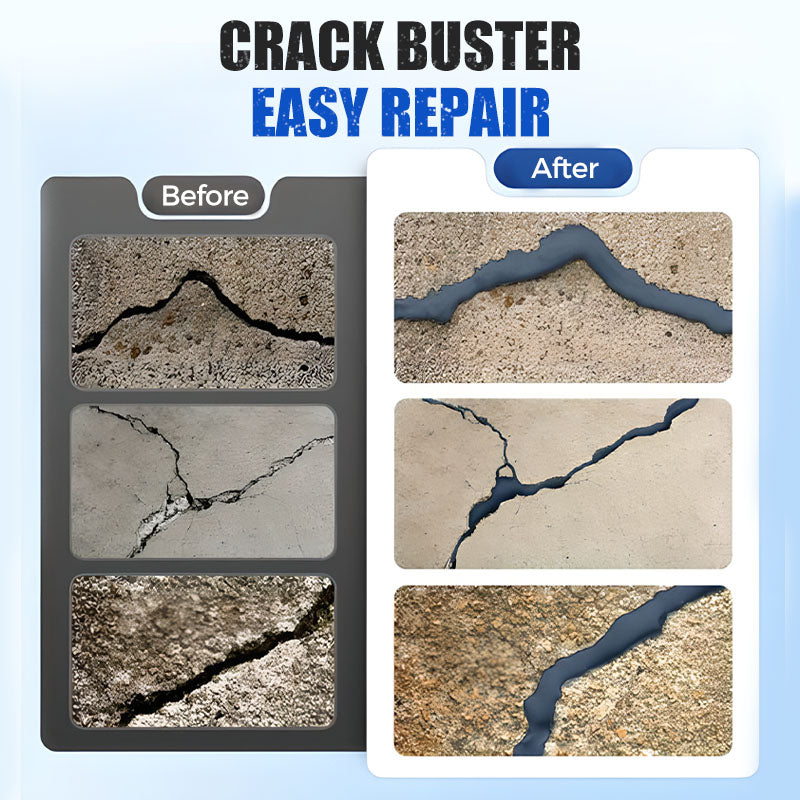 📢📢49% OFF !! ⏰Extra-Strength New Formula Concrete Crack Repair Filler, Waterproof Heavy-Duty Crack Adhesive for Driveway, Patio & Wall Cracks