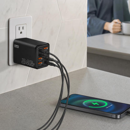 ⚡️Secret to Faster Phone Performance⚡️Eight-Port Travel Charger for Extended Phone Battery Life