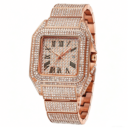 ✨dailyardpromax™ Luxury Square Rhinestone Watch – Elegant Sparkle for Every Occasion✨