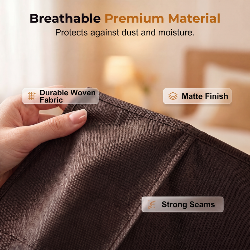 🧥49% OFF NOW! Easy‑to‑Assemble Portable Non‑Woven Fabric Wardrobe, Large‑Capacity Freestanding Closet, Sturdy Frame, Multi‑Compartment Storage for Clothes, Bedding & Household Items