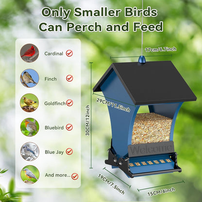 🔥Last Day 49% OFF -Squirrel Proof Bird Feeders for Outdoors