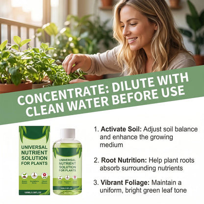 🌿Universal Concentrated Plant Nutrient Solution 💧Fertilizer For Indoor Green Plants & Flower Potted Care