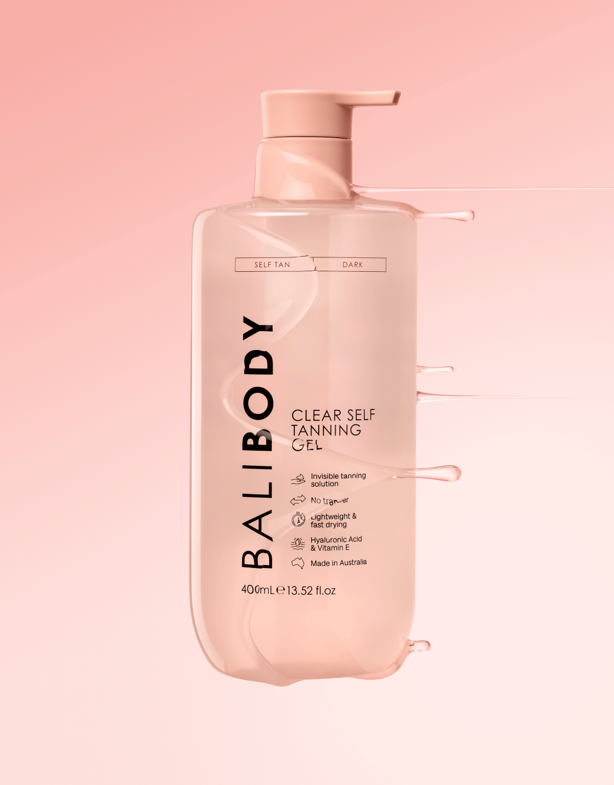 ☀️Summer Sale☀️Clear Self Tanning Gel (400ml/13.52fl.oz) -- Sunless Tanning, Whole Body, Tropical Scent