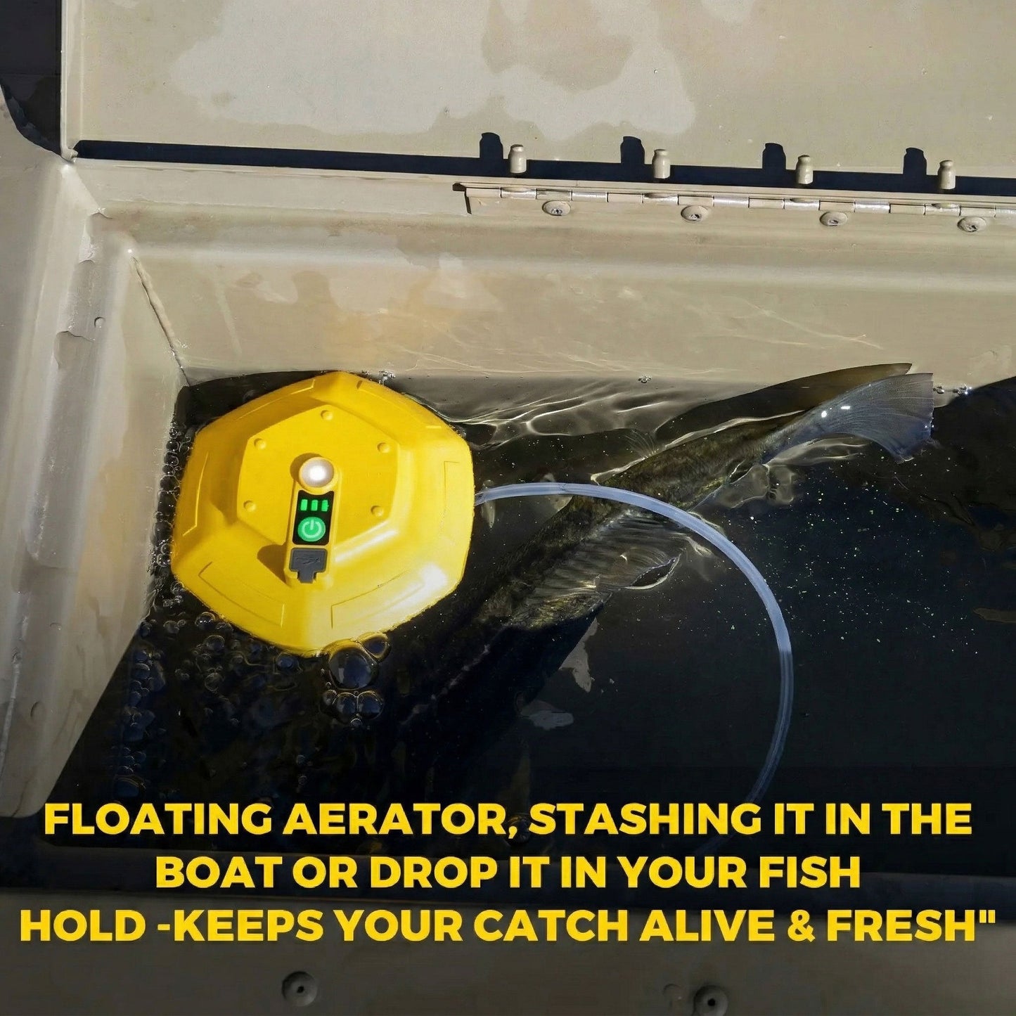 Portable Bait Aerator Pump