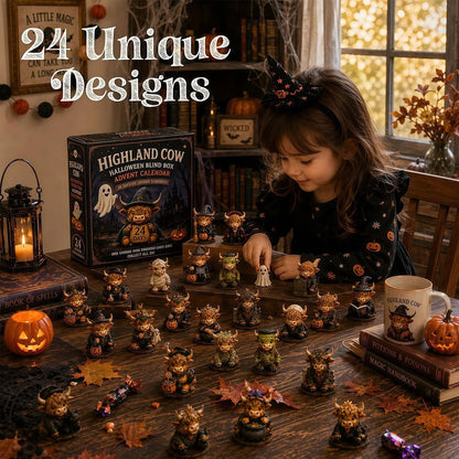 🐮2026 Highland Cow Halloween Countdown Calendar