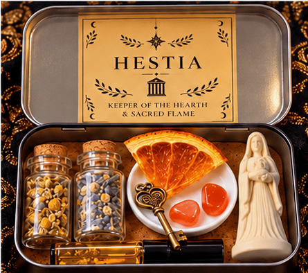 🔮Handmade Goddess Altar Tin Kit – Discover Your Divine Calling with Unique Ritual Accessories 🌙💫