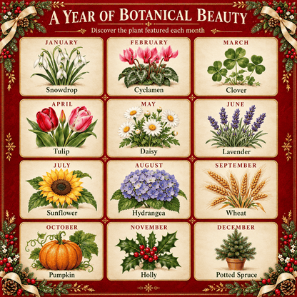 🎄🗓️ Christmas Limited-Edition — 🪴✨ Eco-Friendly Plantable “Timeless” Seed Calendar 2027