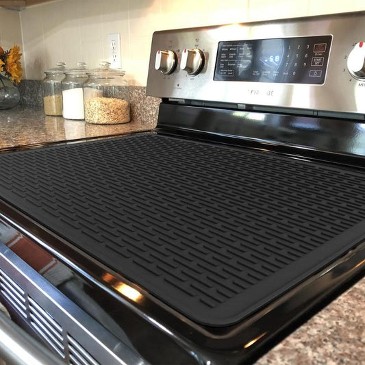 🔥500°F/220°C Heat-Resistant Silicone Stove Cover Mat & Utensils