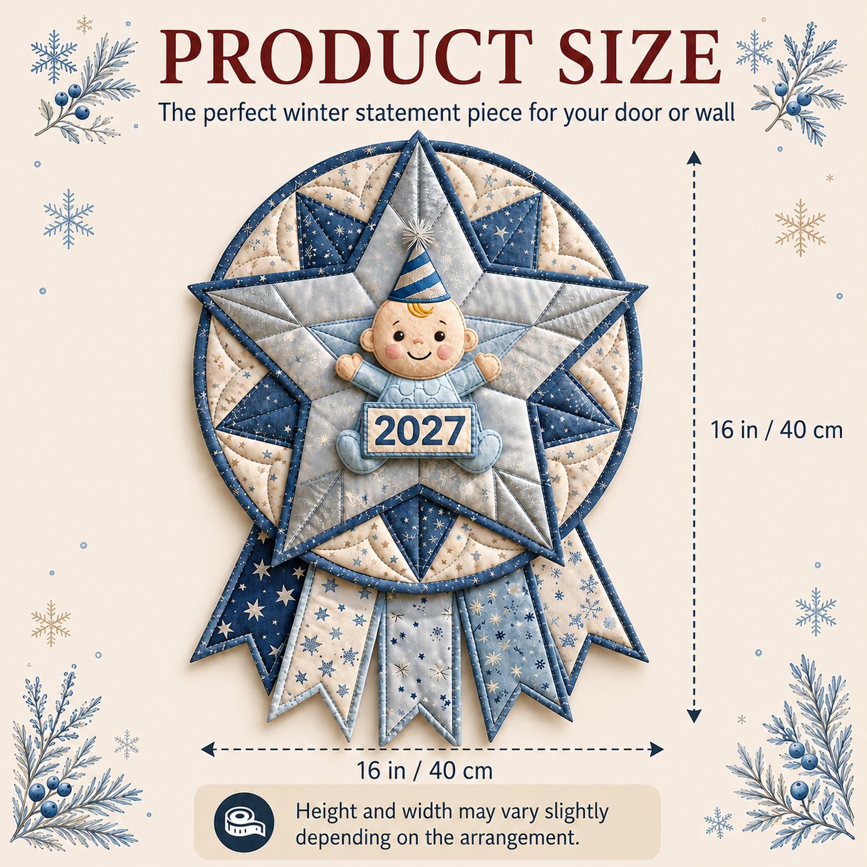 🗓️ Beginner-Friendly 12-Month Themed 3D Quilted Door Hanger Sewing Kit Collection | Complete Kit with Coordinated Fabrics, Sewing Materials & Step-by-Step Guide Included 💕