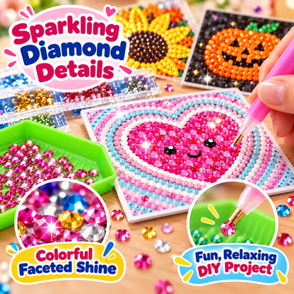 💎 2027 Diamond Art Wall Calendar Kit | 12 Monthly Designs + Complete Gem Tools ✨