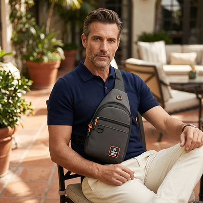 Waterproof Multi-pocket Crossbody Sling Bag