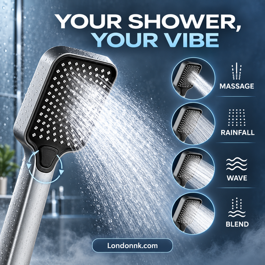 🏆 Last Day Special Price £9.99! 🚿 High-Boost Shower Head – Powerful Water Flow & Spa-Like Comfort ✨