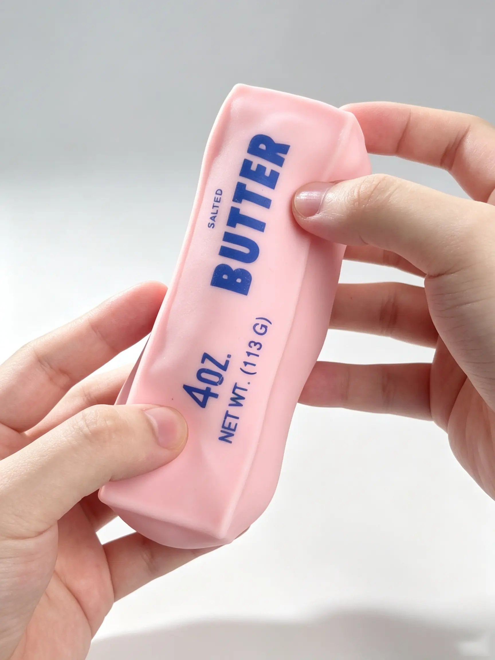 🧈 Crunchy Butter Bar Squishy Toy – Satisfying Squeeze Sensory Fidget Toy for Stress Relief, Relaxation & Fun 🎧