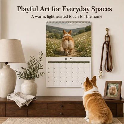 🍑🐾 BUTT Seriously… 2027 Funny Animal Wall Calendar
