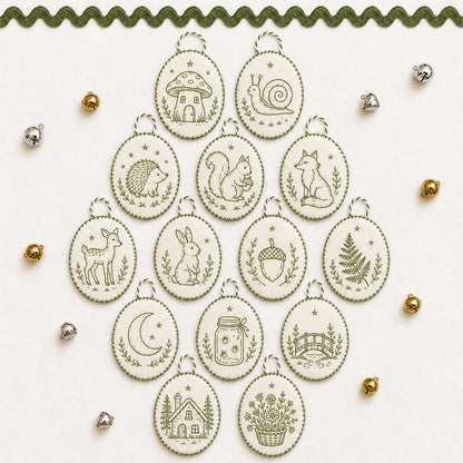 ⏳ Last Day 49% OFF – 🧵Beginner-Friendly DIY Heirloom Oval Embroidery Ornament Kit Collection | Complete Kit with All Tools & Step-by-Step Guide Included 💕