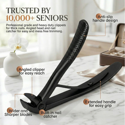 TYIIPLUS™ Nail Clipper for Seniors, Wide Jaw Long Handle Clipper for Thick Nails