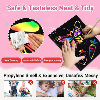 🔥Hot Sale 50% OFF🌈✍️Rainbow Magic Scratch Paper