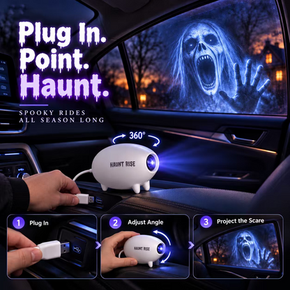 🎃 👻 Haunt Rise Halloween Window Projector-360° Adjustable Stand for Home Decor 🎃(✨Buy 2 Free Shipping)