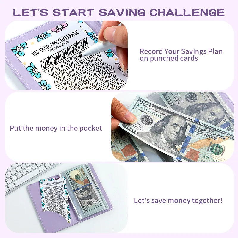 ⏳LAST DAY SALE £6.99!!✉️50K+ SOLD!💝Savings Challenges Book with Envelopes💸